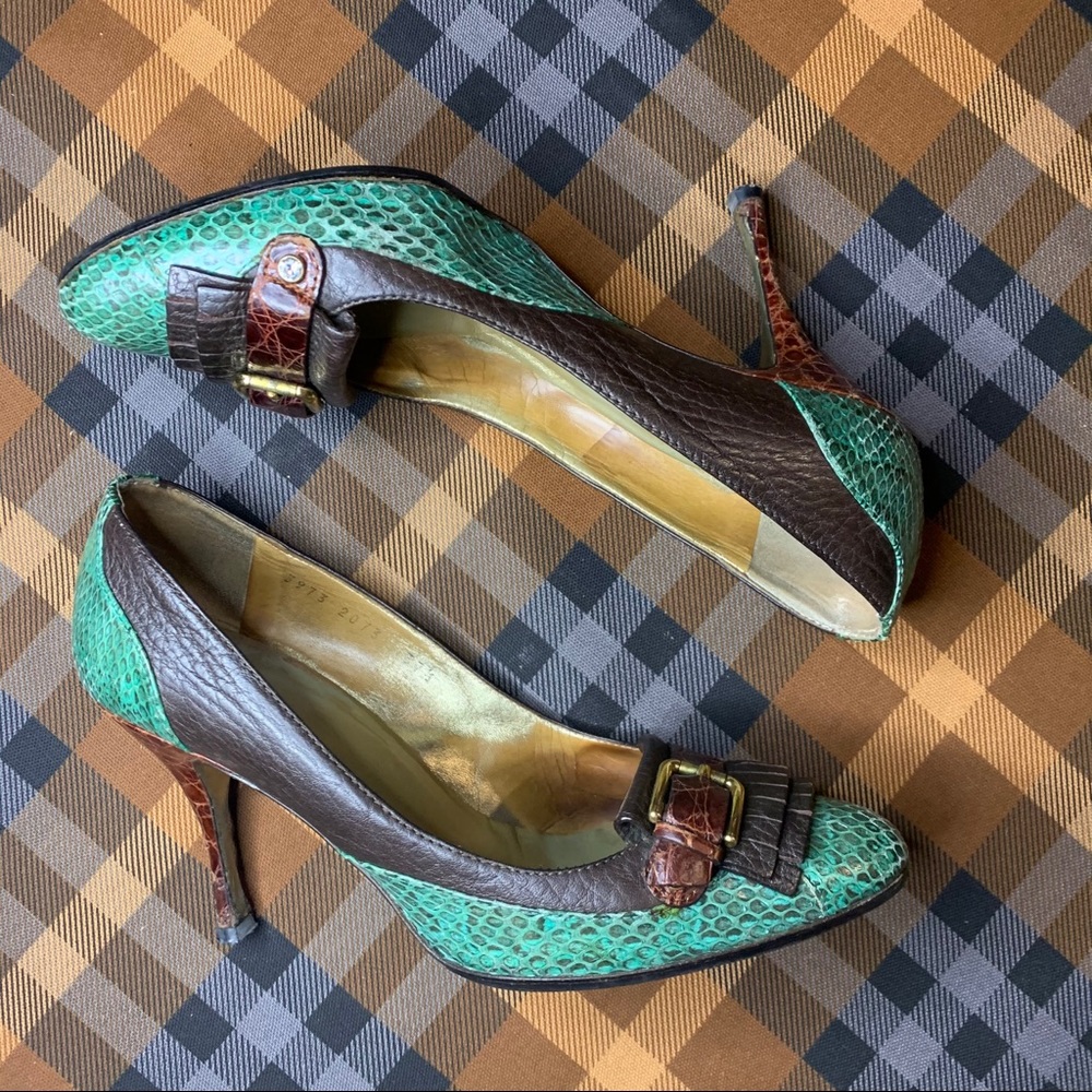 Dolce & Gabbana Leather Heel Size 37 1/2